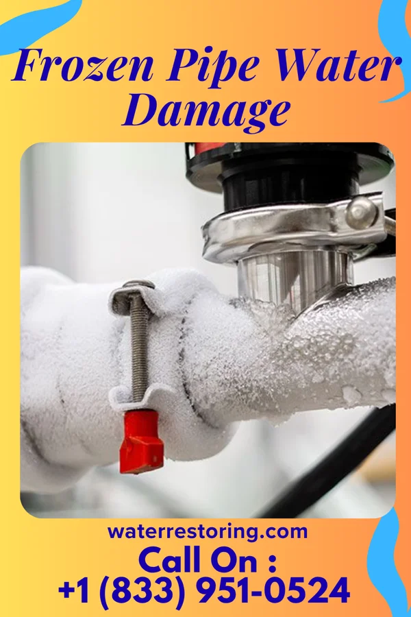 Frozen Pipe Water Damage in Sykesville, MD